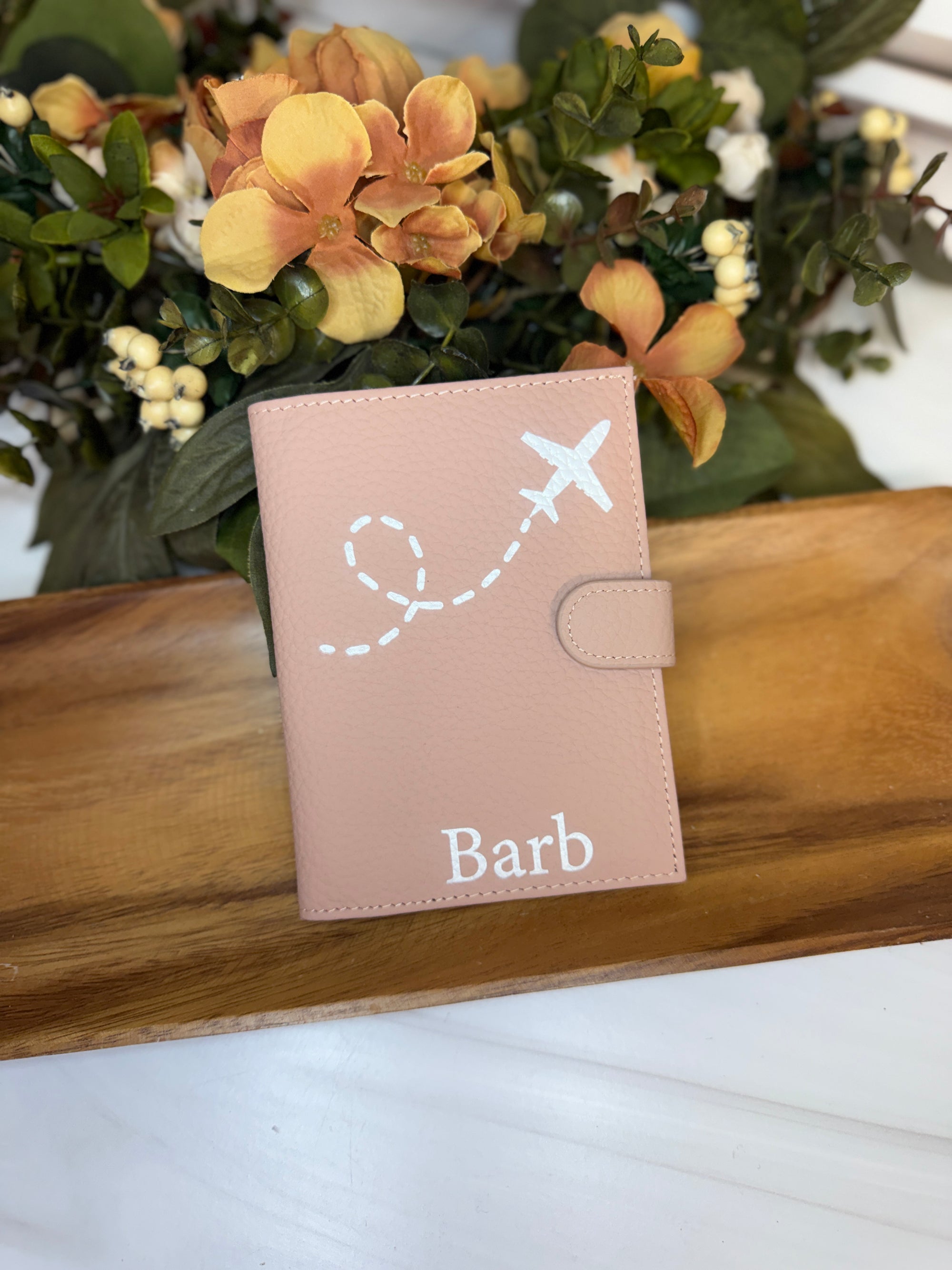 Personalized Passport Holder with Laser Engraving & UV Print