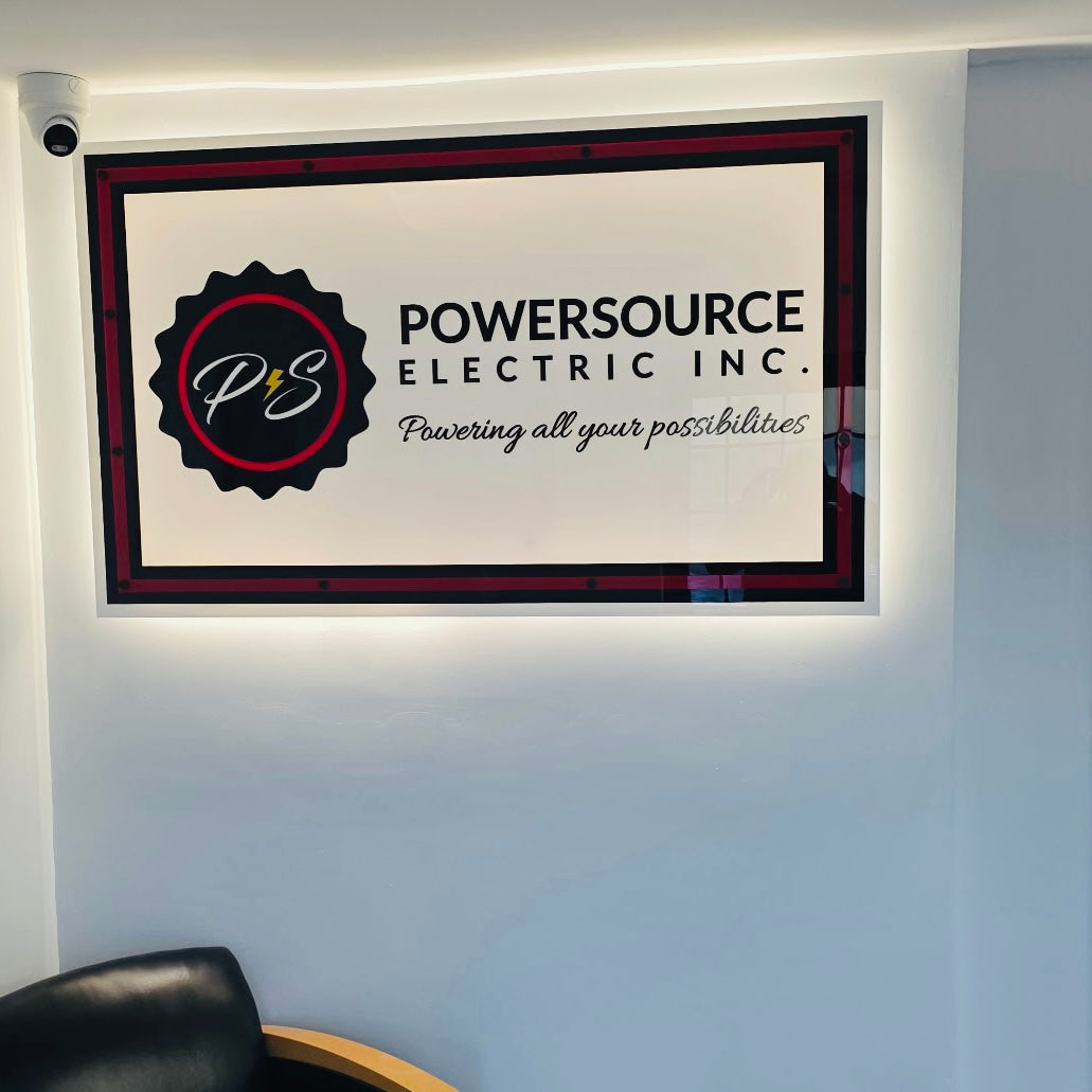 Custom Backlit Acrylic Logo Sign