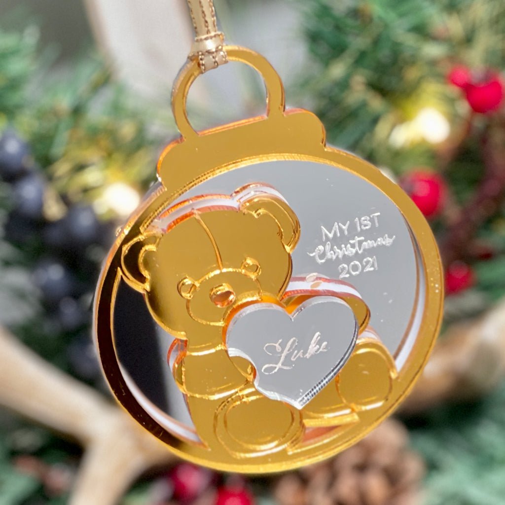 Personalized Baby's First Christmas 3D Christmas Ornament