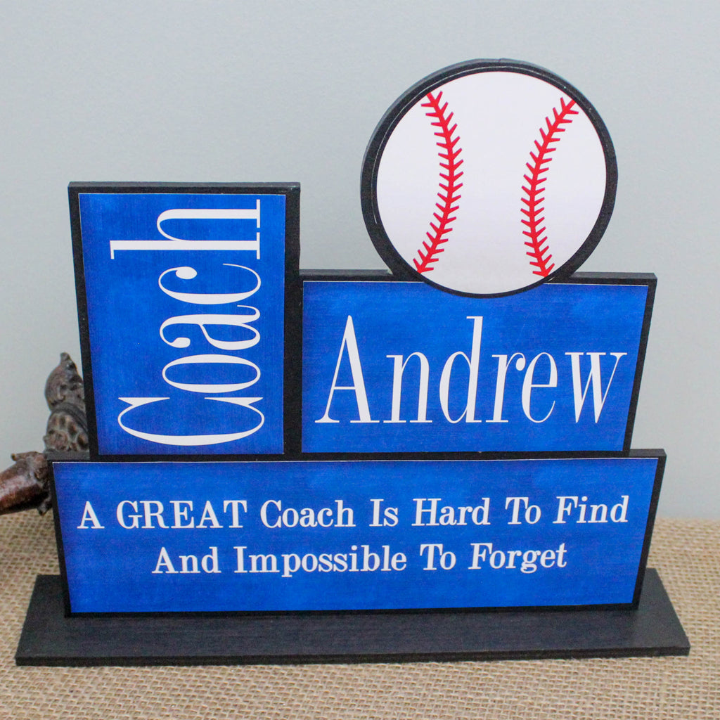 Personalized Sports Coach Appreciation Thank You Gift