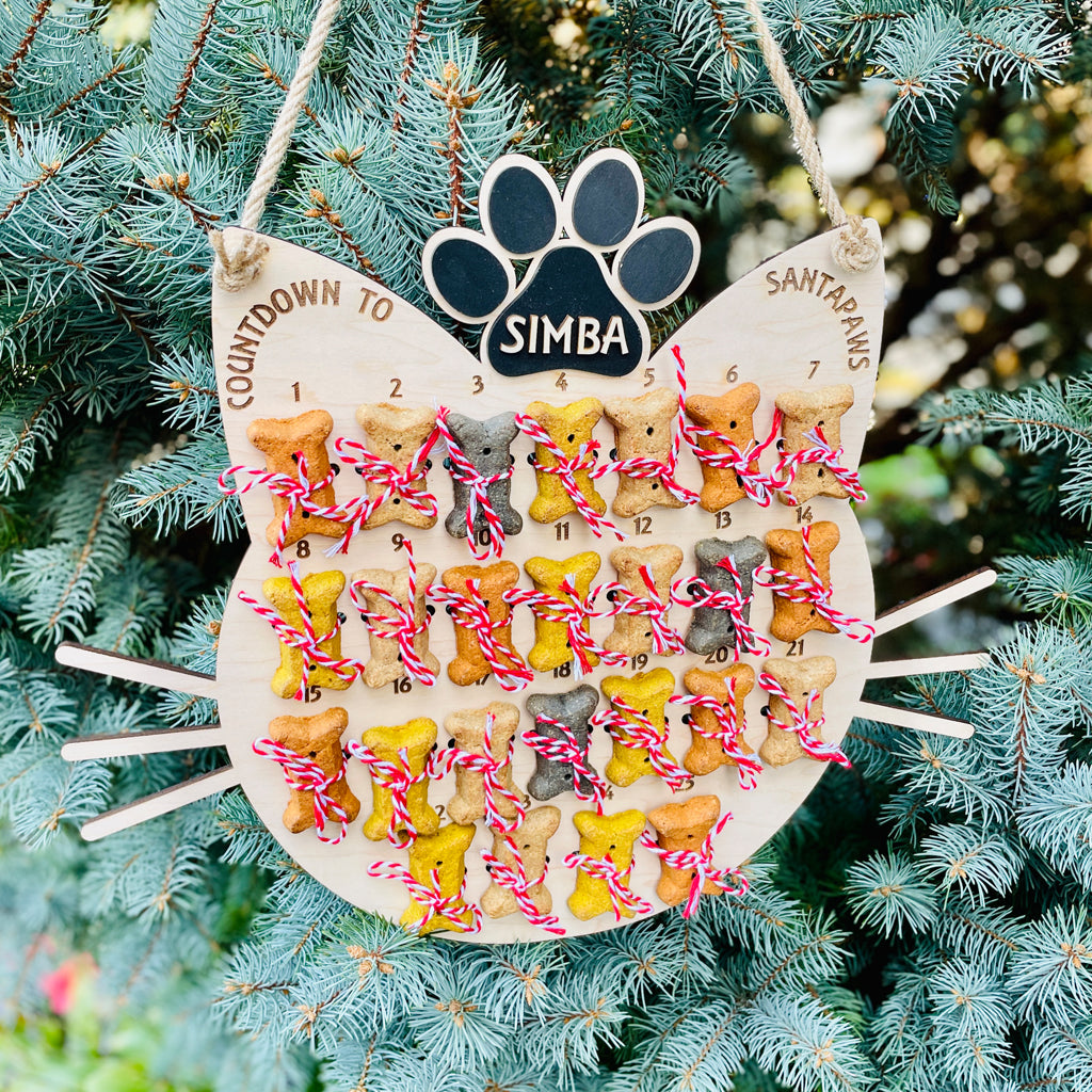 Personalized Christmas Advent Calendar For Dogs & Cats