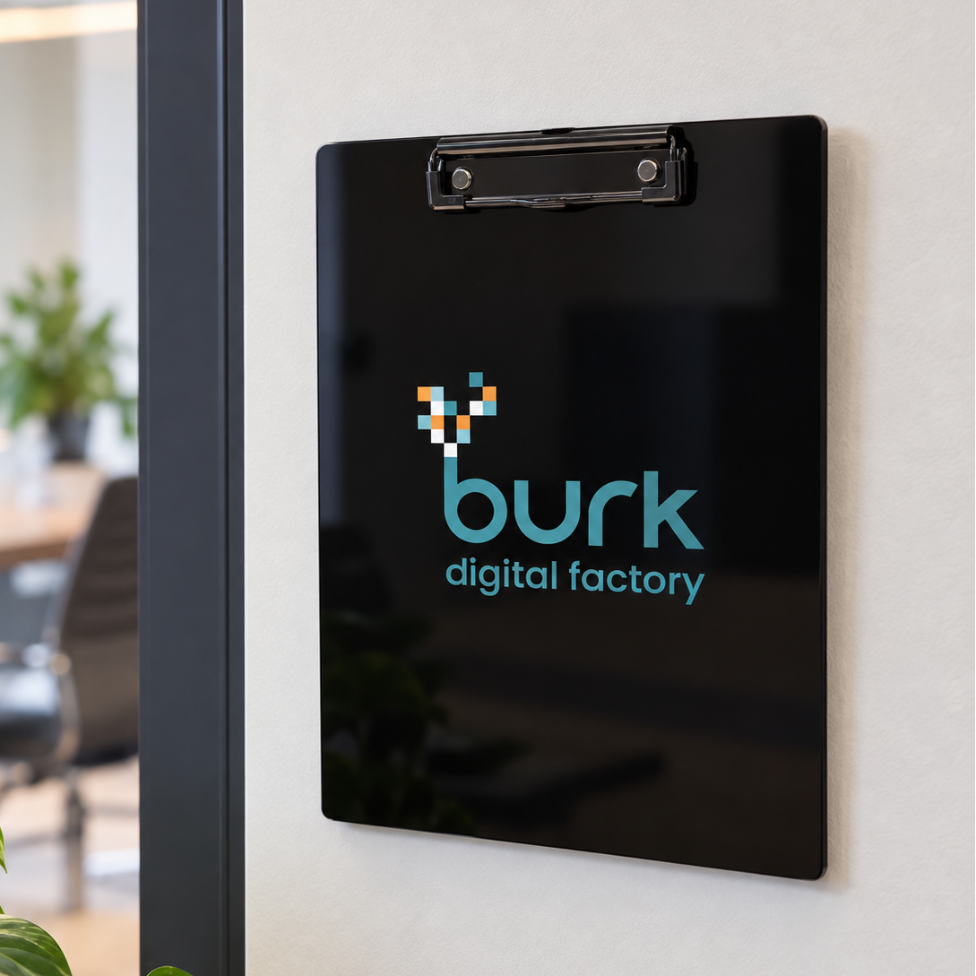 Custom Branded Acrylic Clipboard | Personalized Business Logo Clipboard