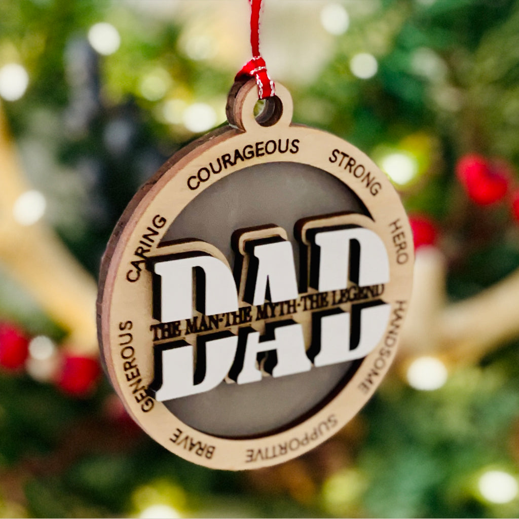Dad Christmas Ornament