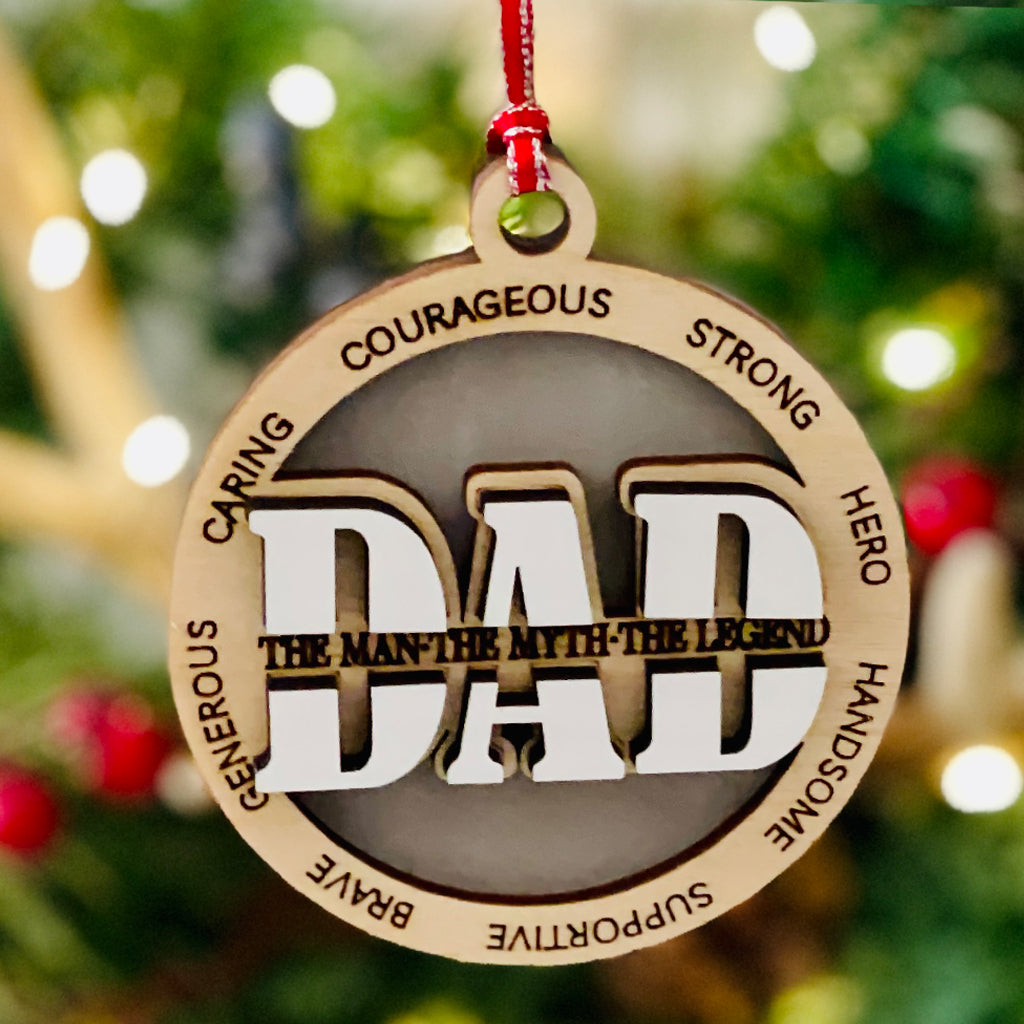 Dad Christmas Ornament