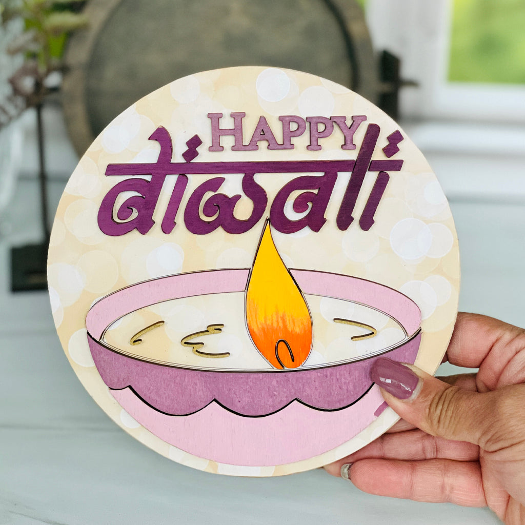 Diwali Decor Tabletop Interchangeable Sign
