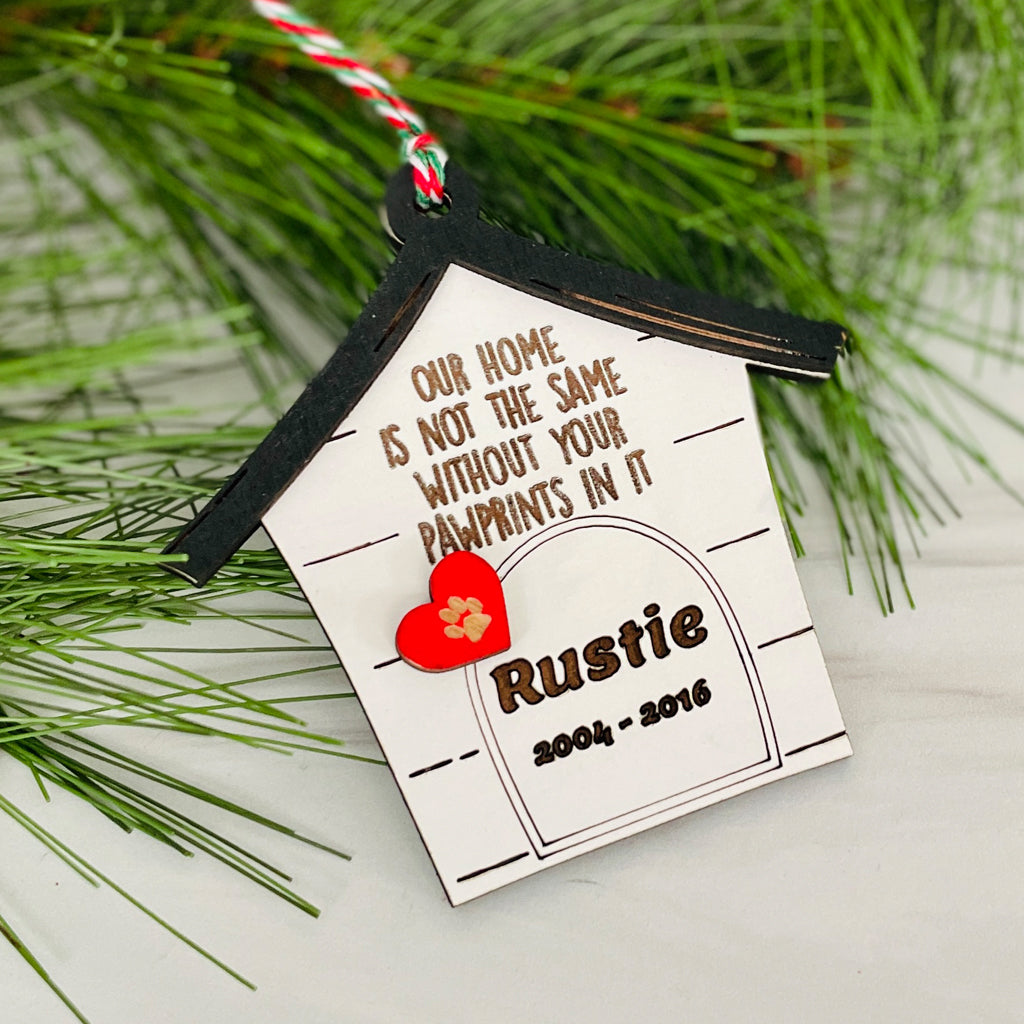 Personalized Christmas Memorial Ornament For Pet Owners