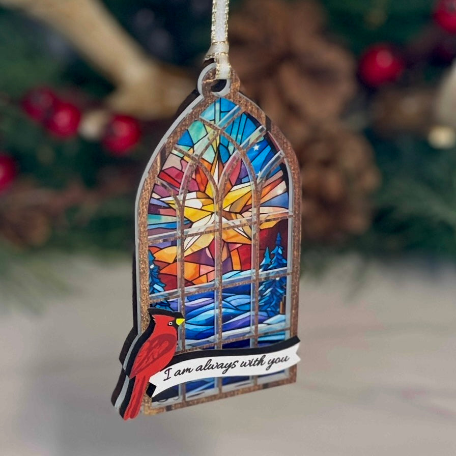 Cardinal Memorial Christmas Ornament