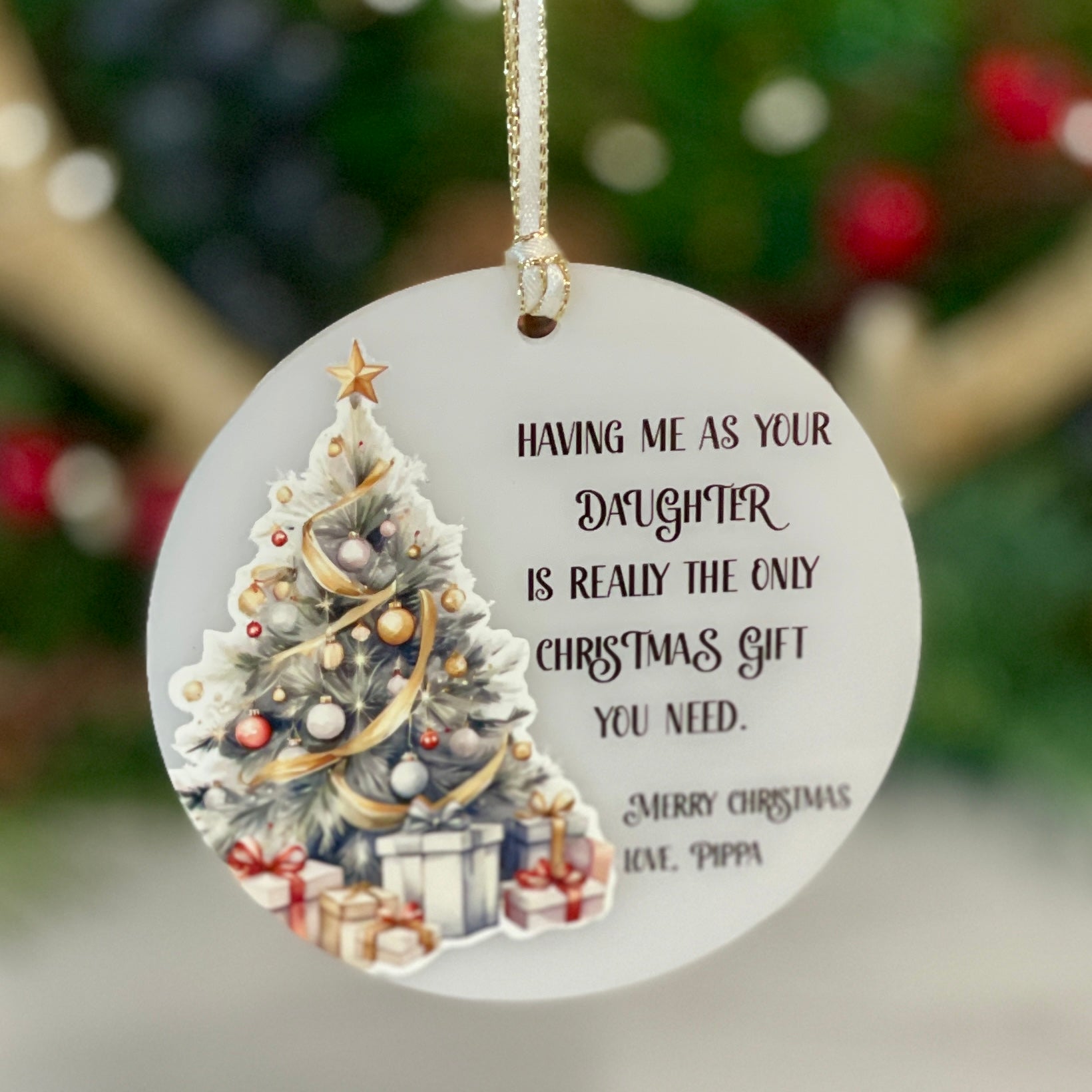 I Am The Only Gift You Need Funny Ornament