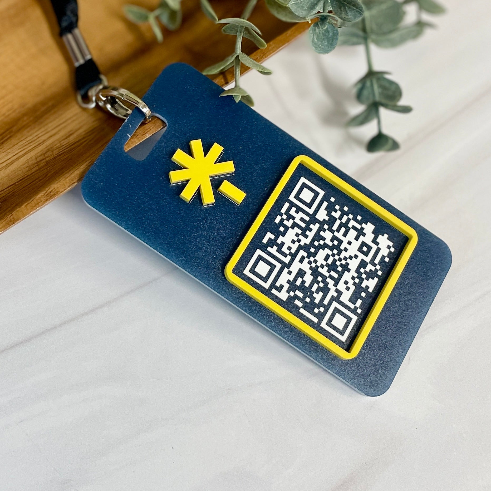 Trade Show QR Code NFC Lanyard