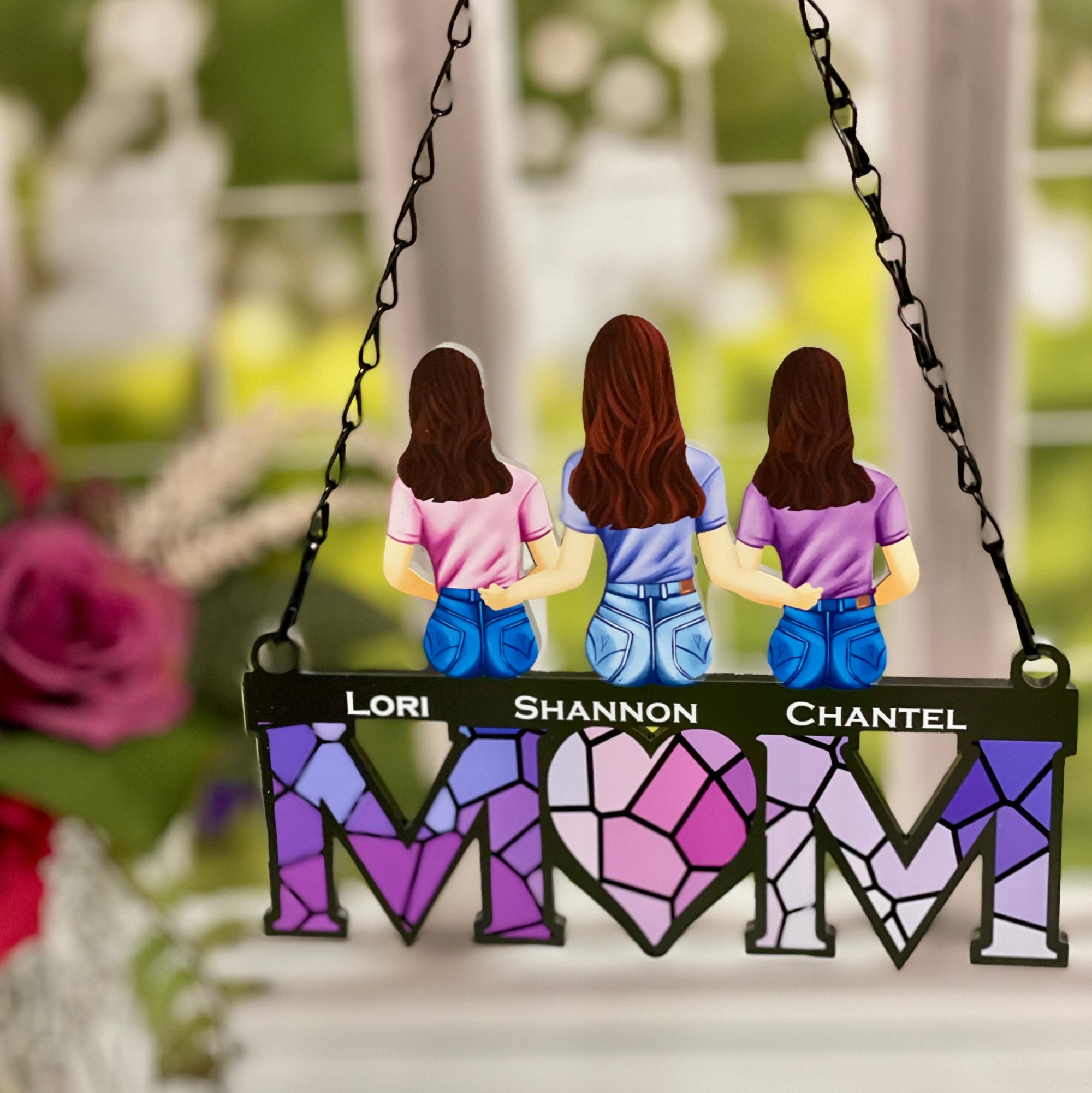 Mother's Day Personalized Window Hanging Sun Catcher