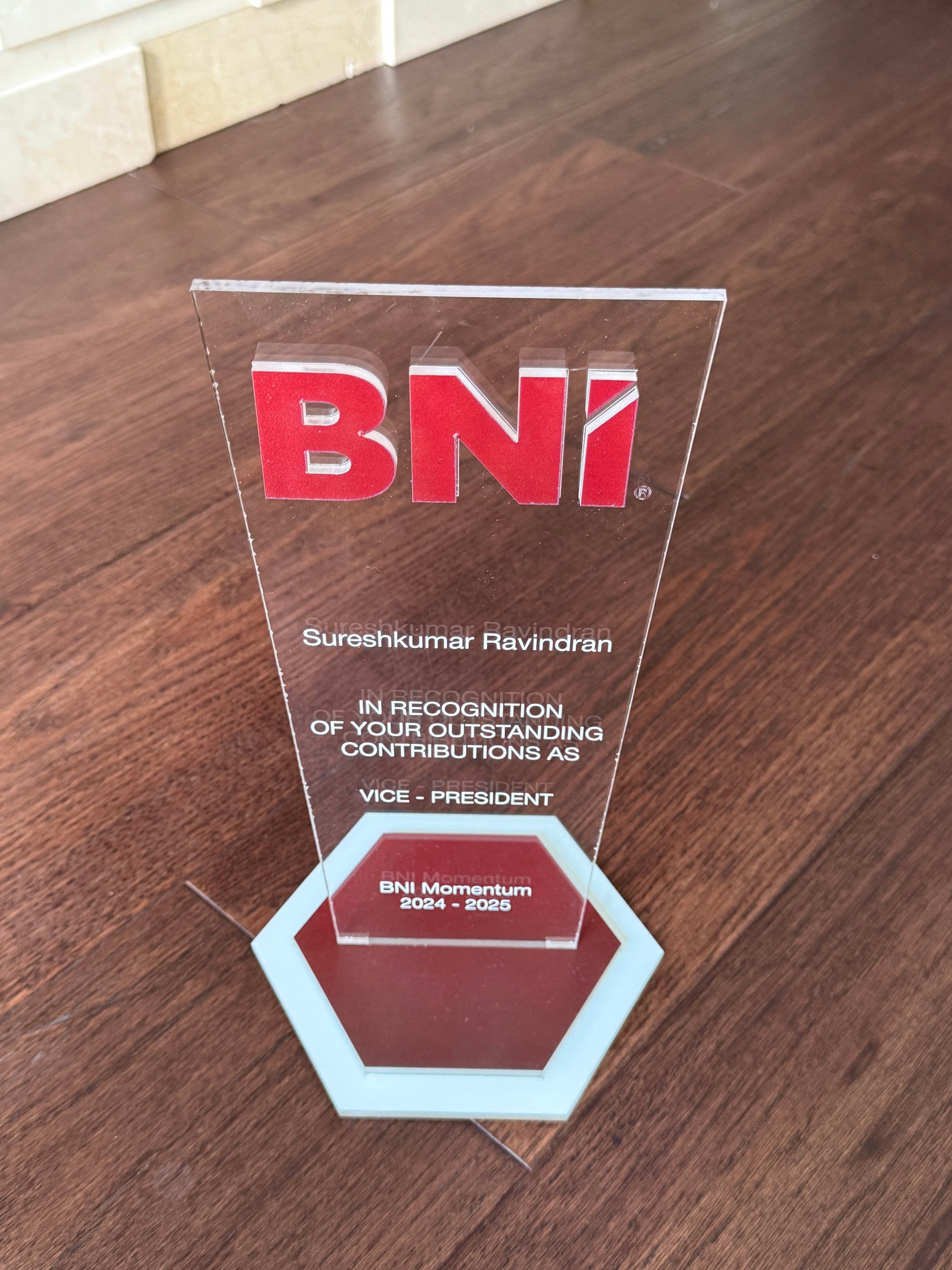 Custom Engraved Acrylic Business Awards
