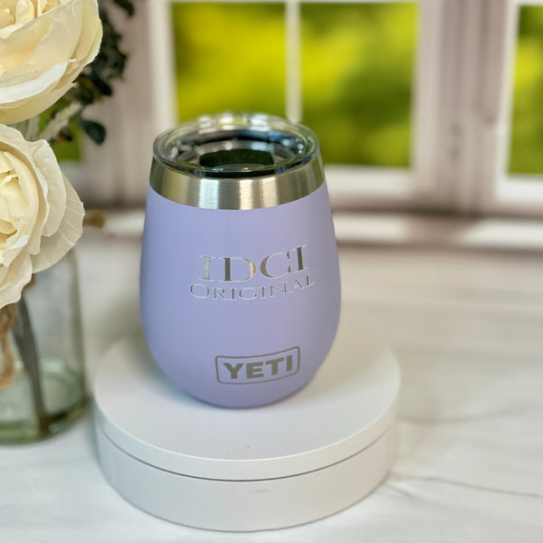 YETI 10oz/295ml Rambler Wine Tumbler - Personalized with Laser