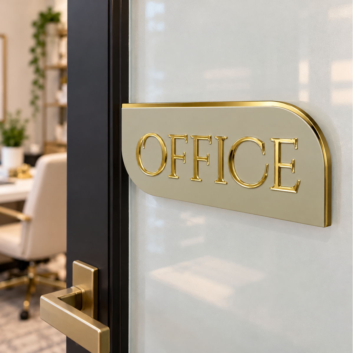 Custom Layered Acrylic Door Signs | 3D Office, Studio & Room Signage