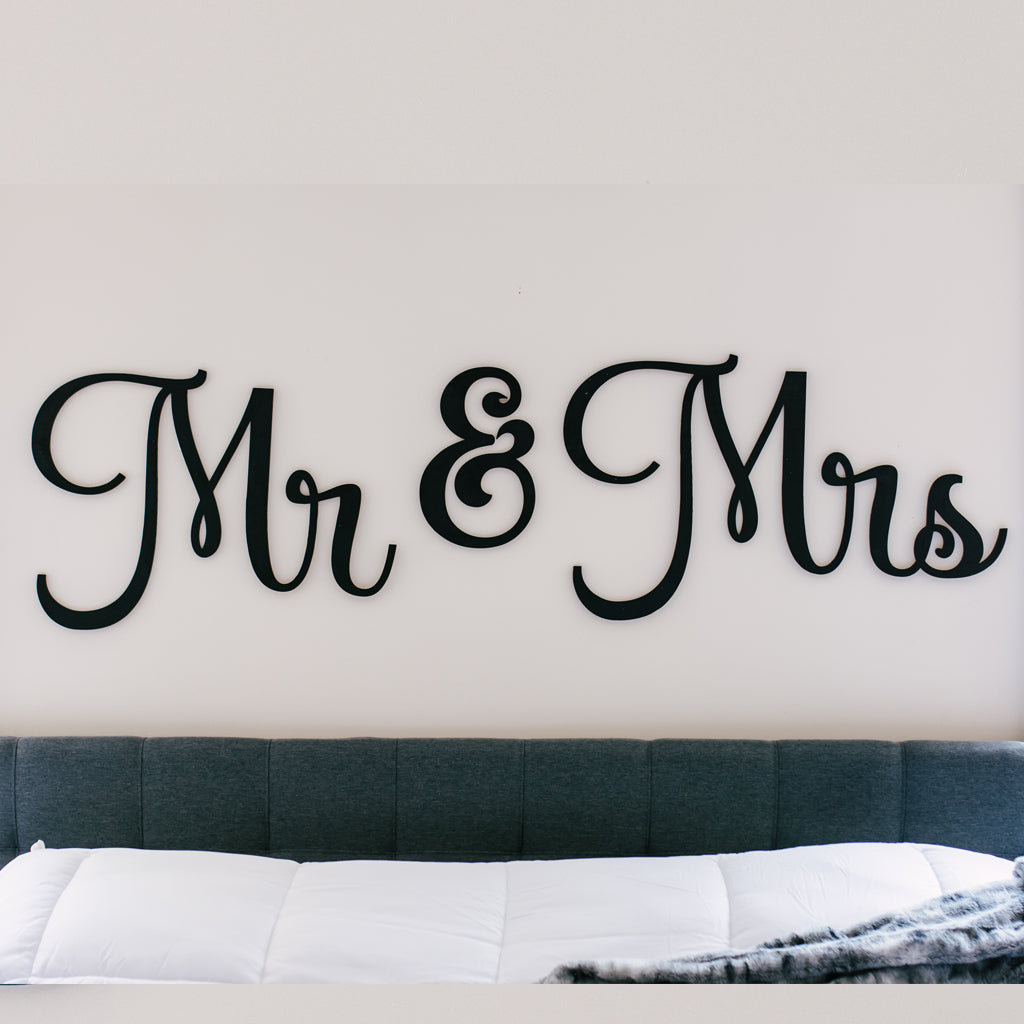 Mr and Mrs Wedding Backdrop Decor