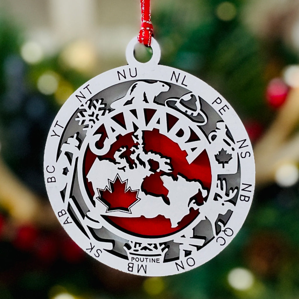 Canadian Provincial Christmas Ornament