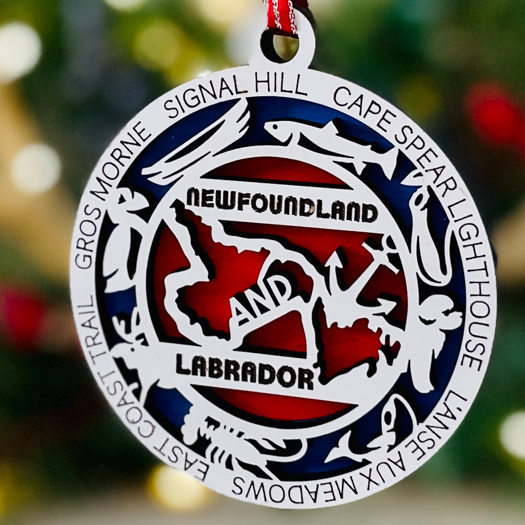 Canadian Provincial Christmas Ornament