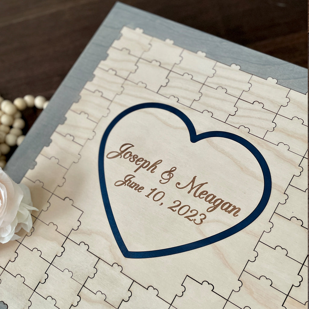 Puzzle Wedding Guest Book - Timeless Notions