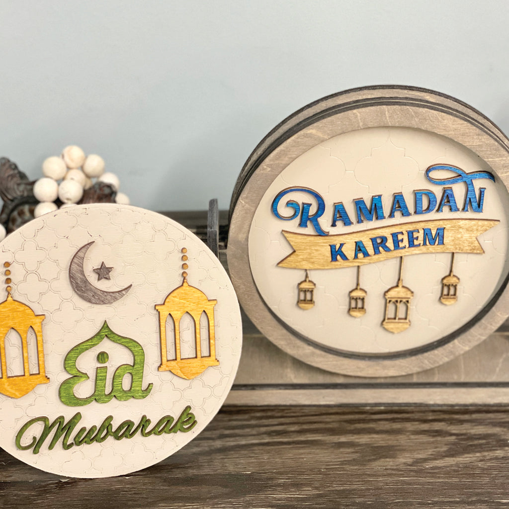 Ramadan Kareem Eid Mubarak Tabletop Decor