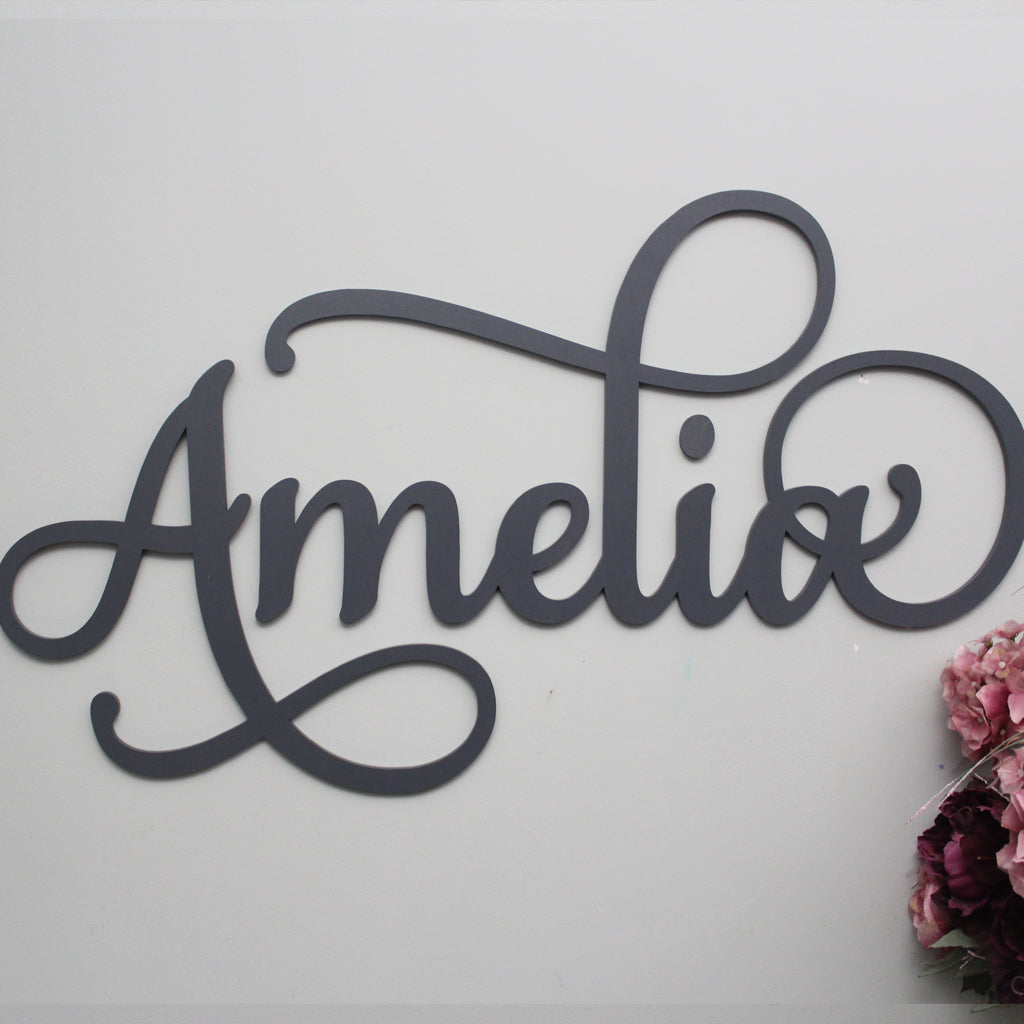 Baby Nursery Name Sign Large Wooden Letters