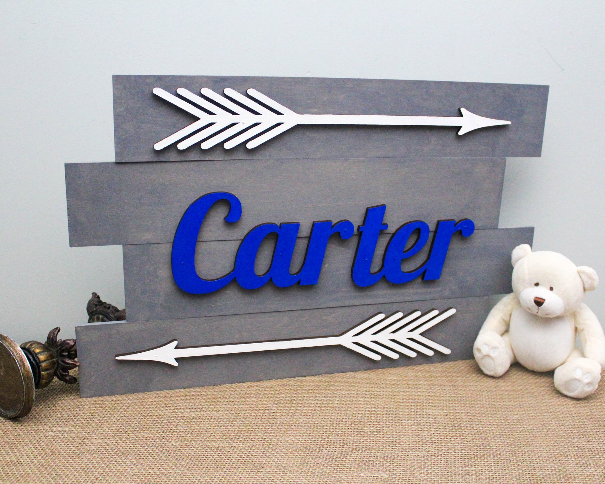 Rustic Arrow Name Pallet Sign