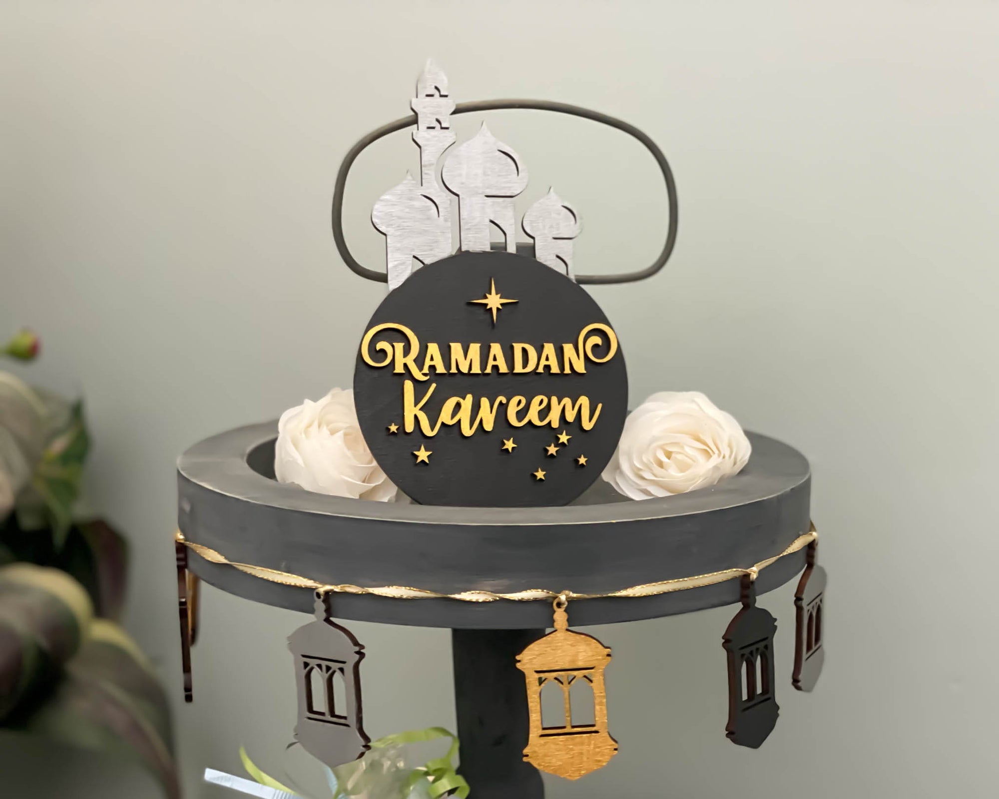 Ramadan Eid Tiered Tray Set, Islamic Decorations