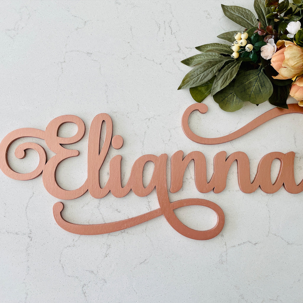 Baby Nursery Name Sign Large Wooden Letters