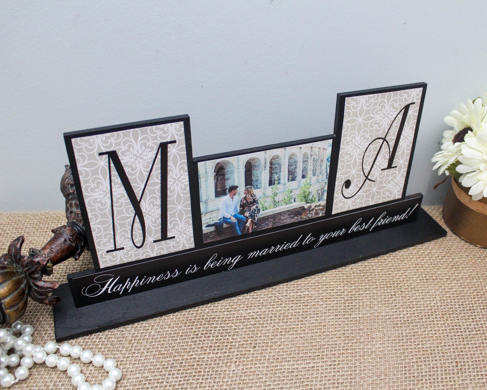 Personalized Wedding Anniversary Gift for Couple