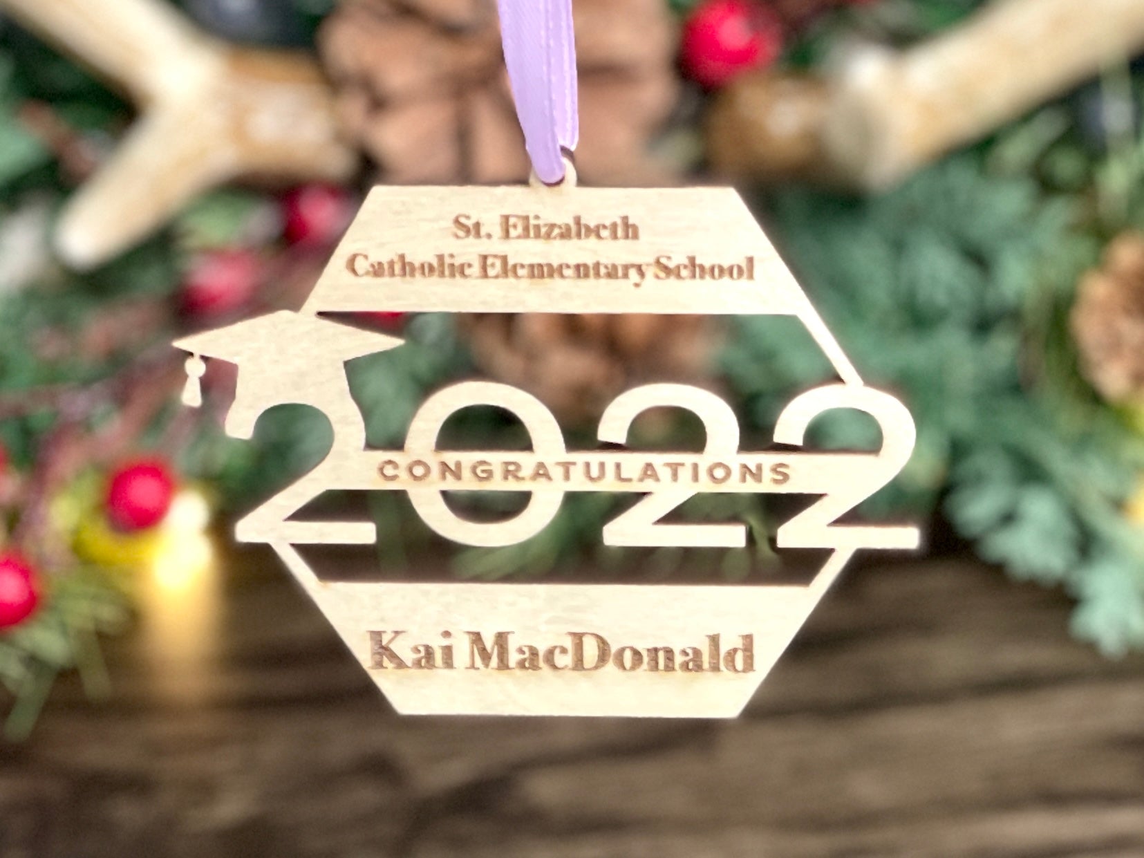Personalized Graduation Christmas Ornament