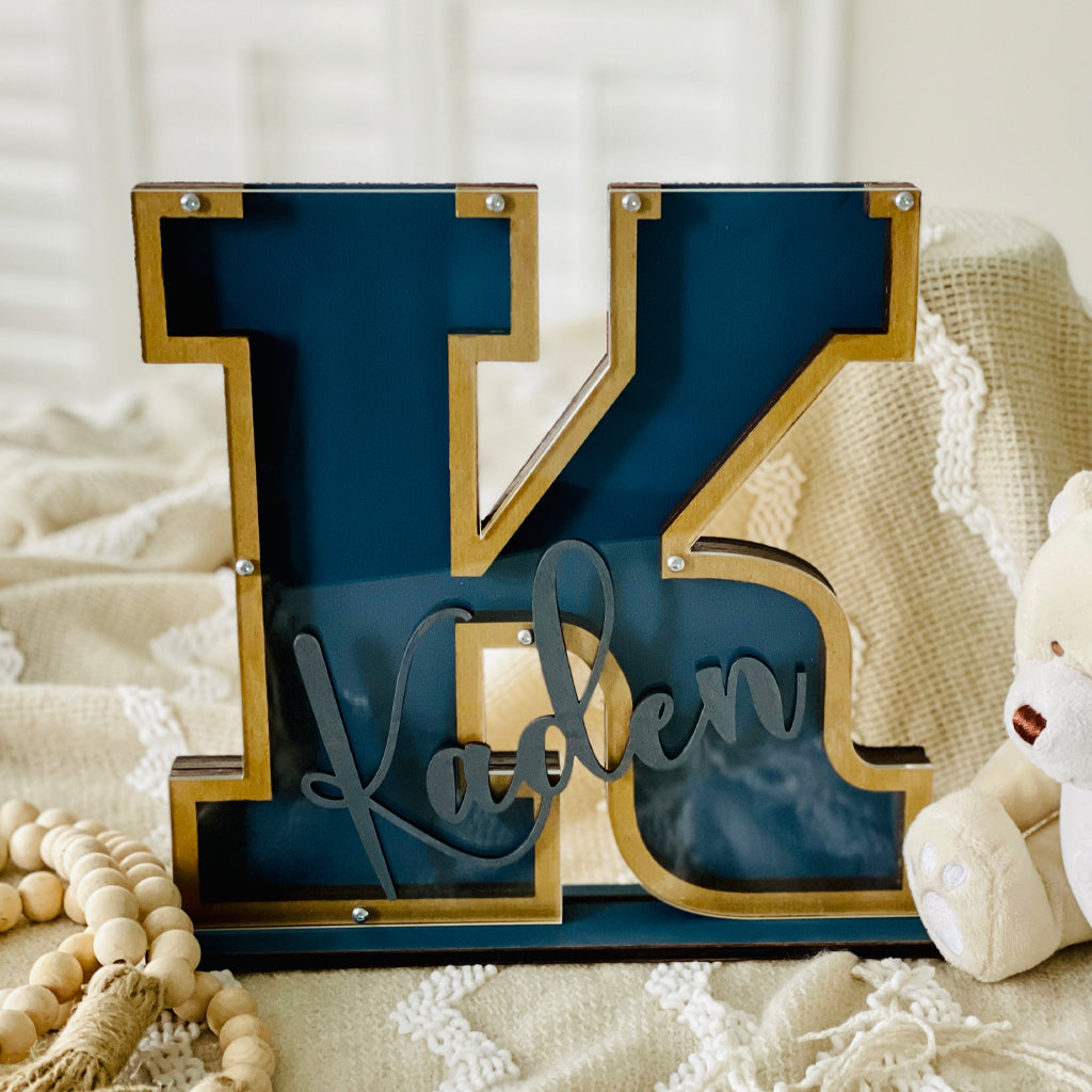 Personalized Name Letter Money Bank