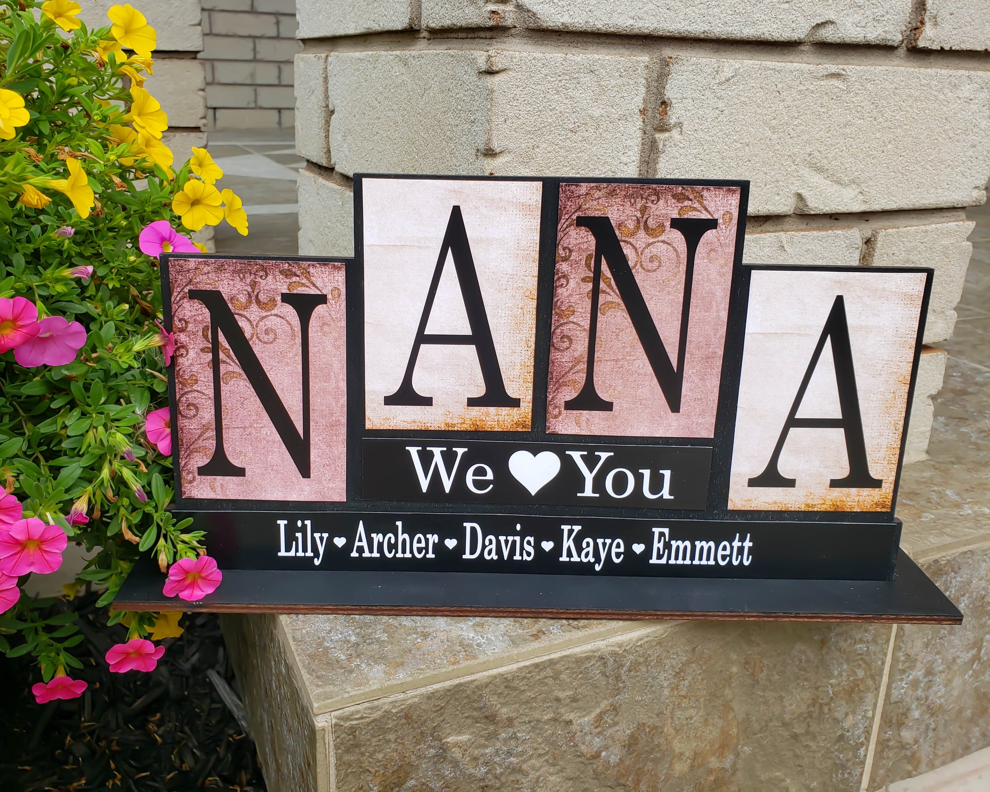Personalized Gift For Nana With Grandchildren Names